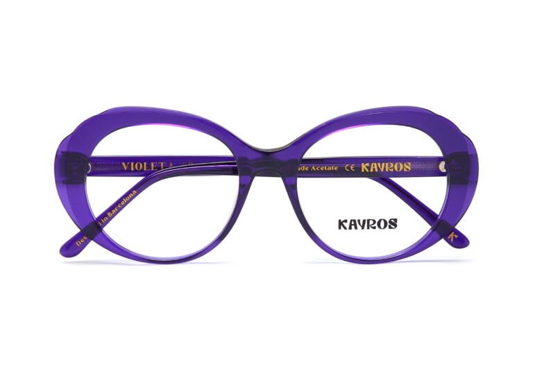 Gafas graduadas Kayros VIOLETA Purple en vista lateral