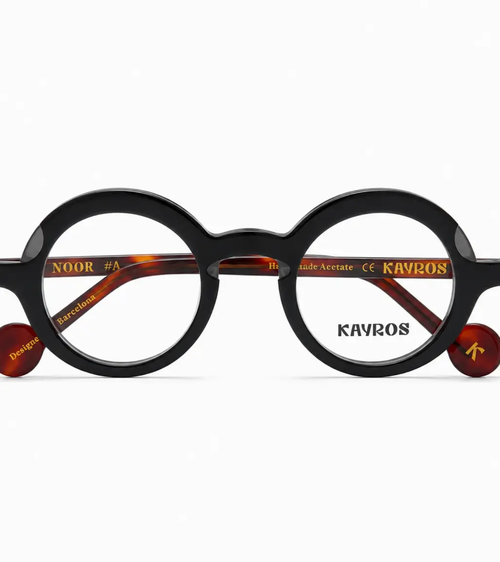 Gafas graduadas Kayros Noor Black, vista frontal