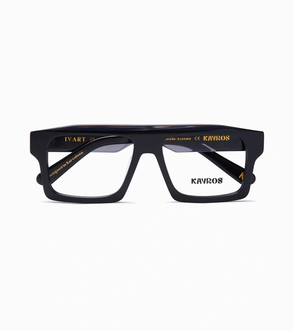 Gafas graduadas Kayros IVART Black en vista lateral