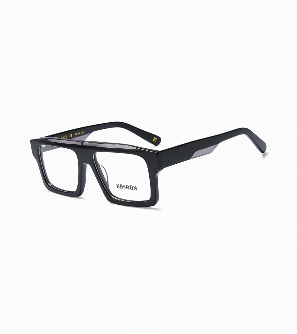 Gafas graduadas Kayros IVART Black en vista frontal