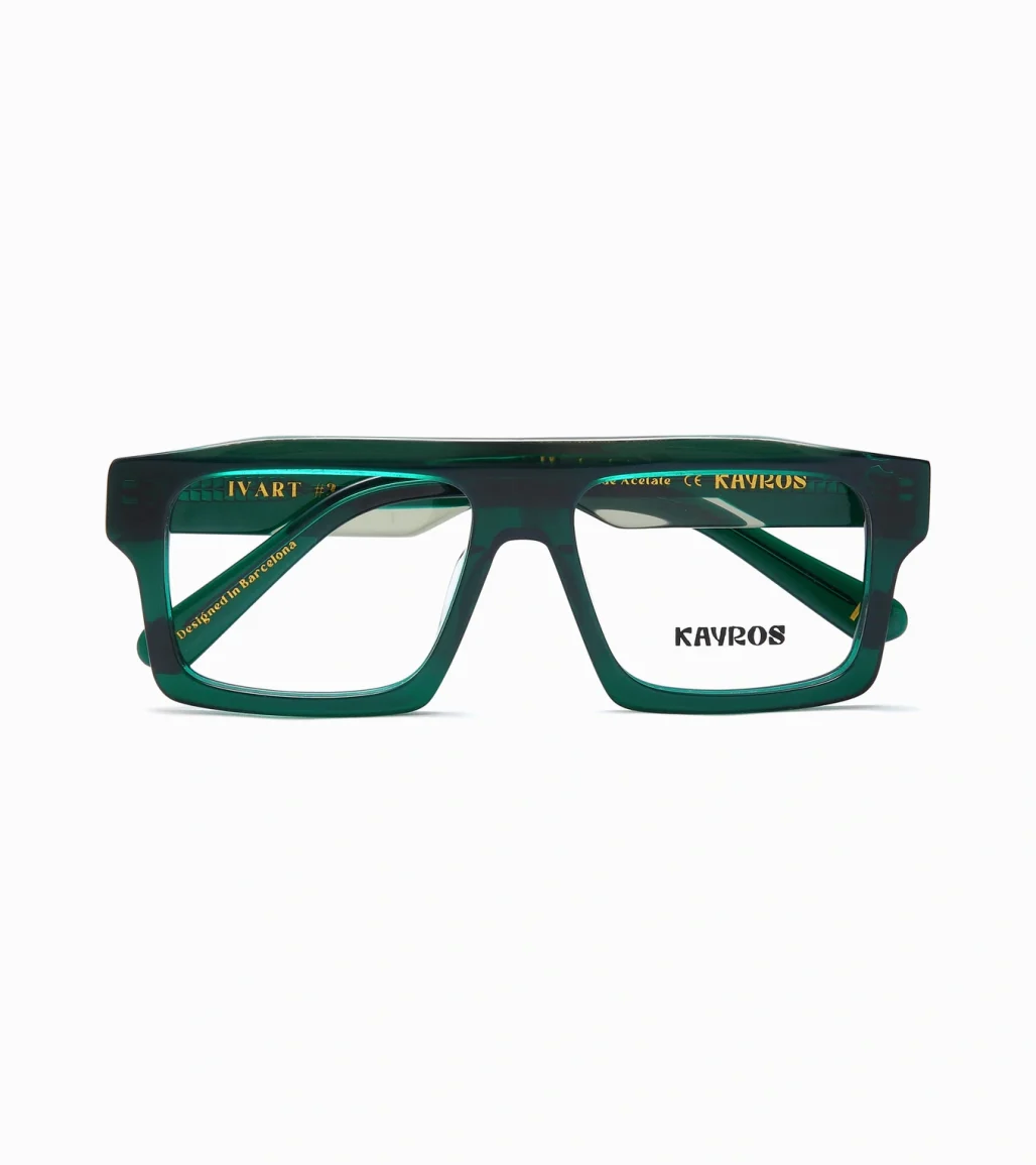 Gafas graduadas Kayros IVART Green en vista lateral
