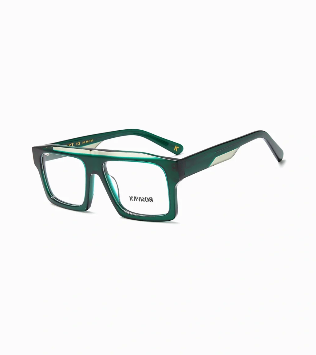 Gafas graduadas Kayros IVART Green en vista frontal