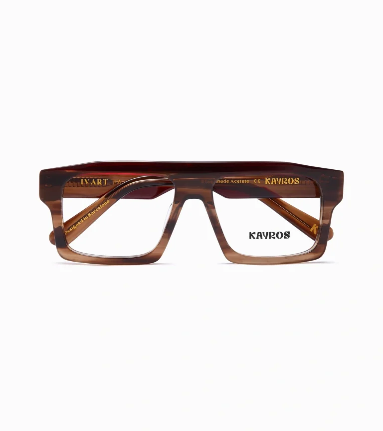 Gafas graduadas Kayros IVART Brown en vista lateral