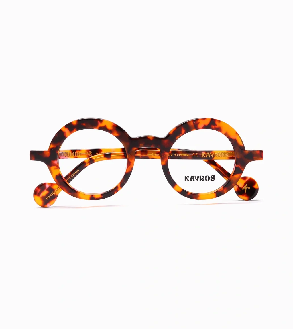 Gafas graduadas Kayros NOOR Tortoise en vista lateral