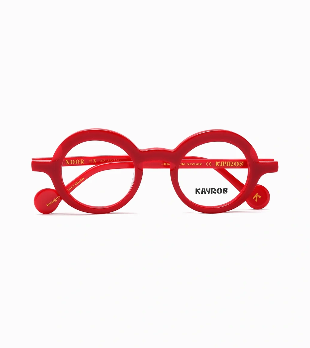 Gafas graduadas Kayros NOOR Red en vista lateral