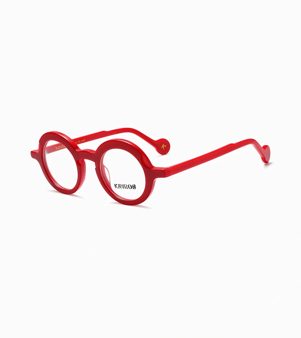 Gafas graduadas Kayros NOOR Red en vista frontal