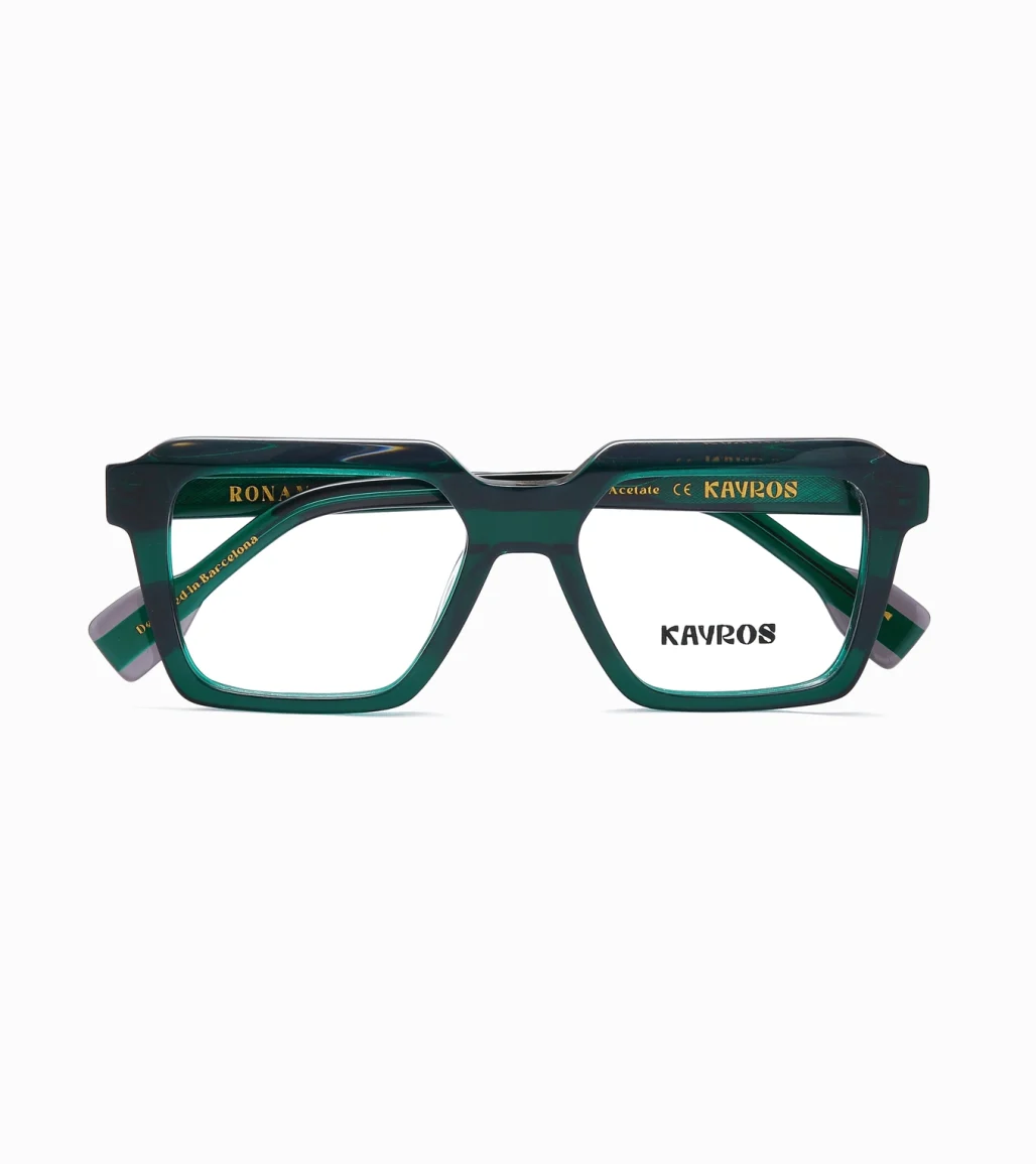 Gafas graduadas Kayros RONAN Green en vista lateral