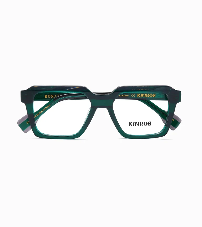Gafas graduadas Kayros RONAN Green en vista lateral