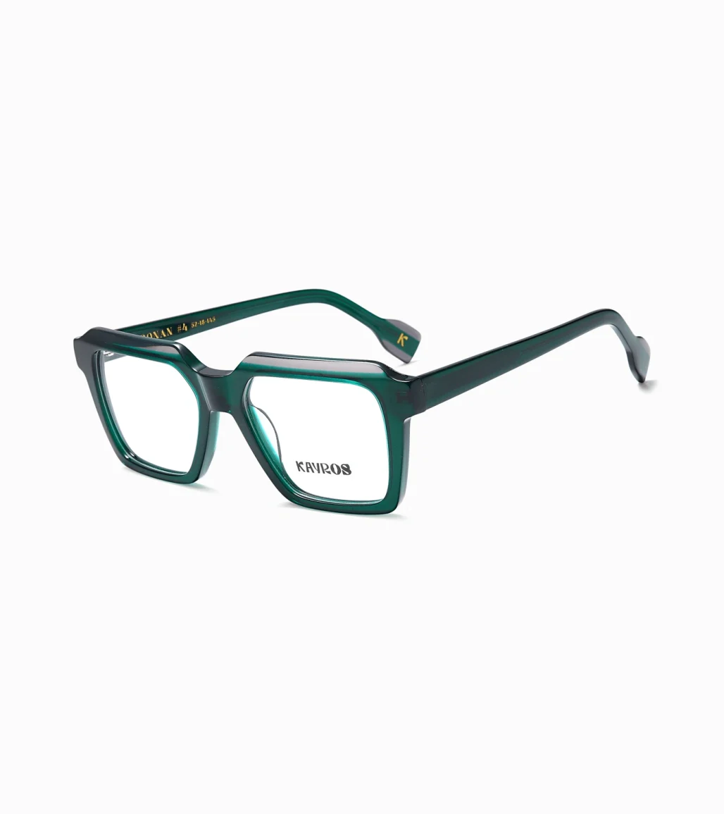 Gafas graduadas Kayros RONAN Green en vista frontal