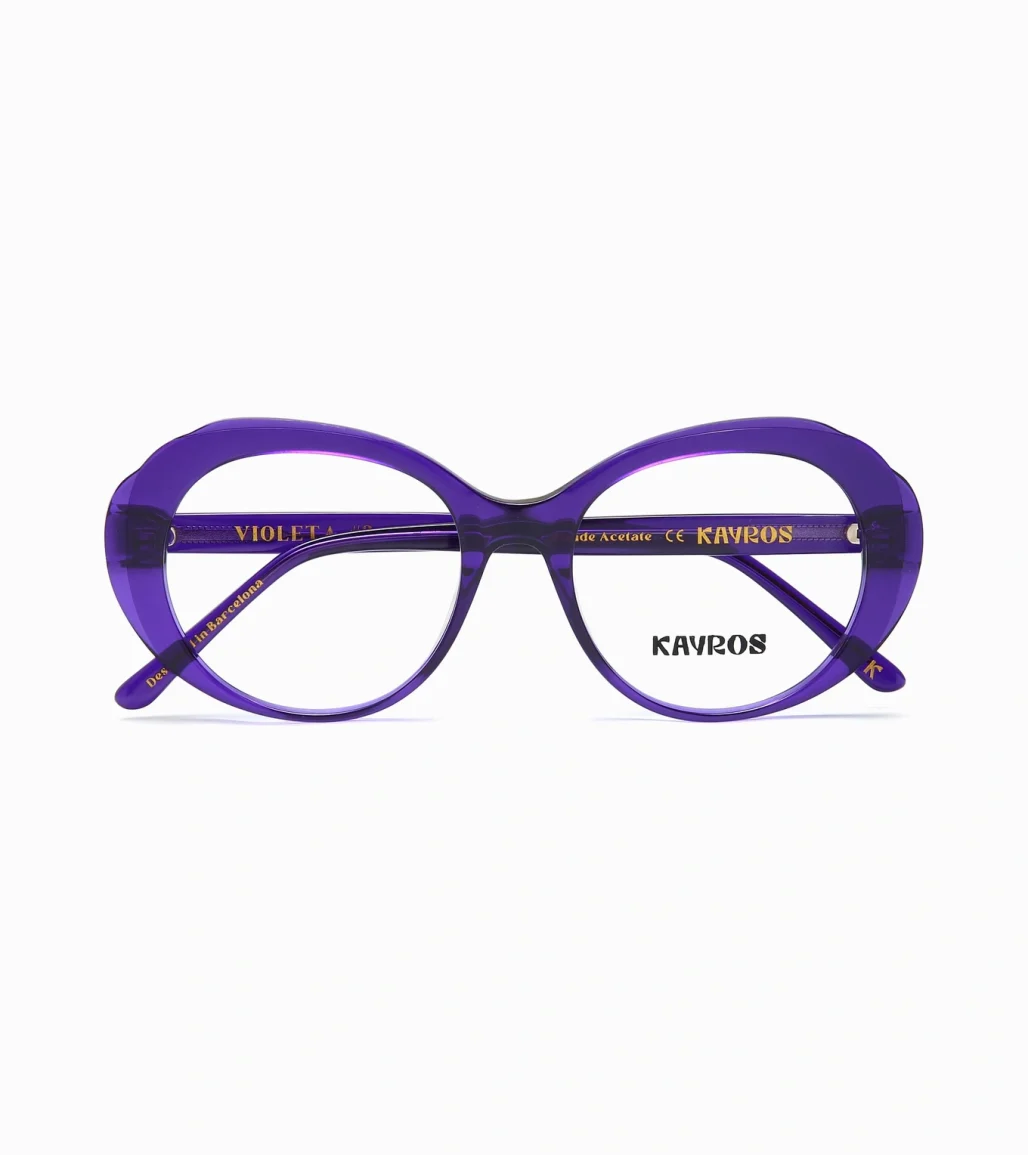Gafas graduadas Kayros VIOLETA Purple en vista lateral