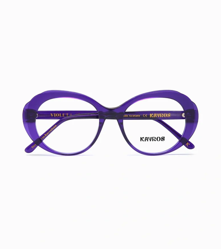 Gafas graduadas Kayros VIOLETA Purple en vista lateral