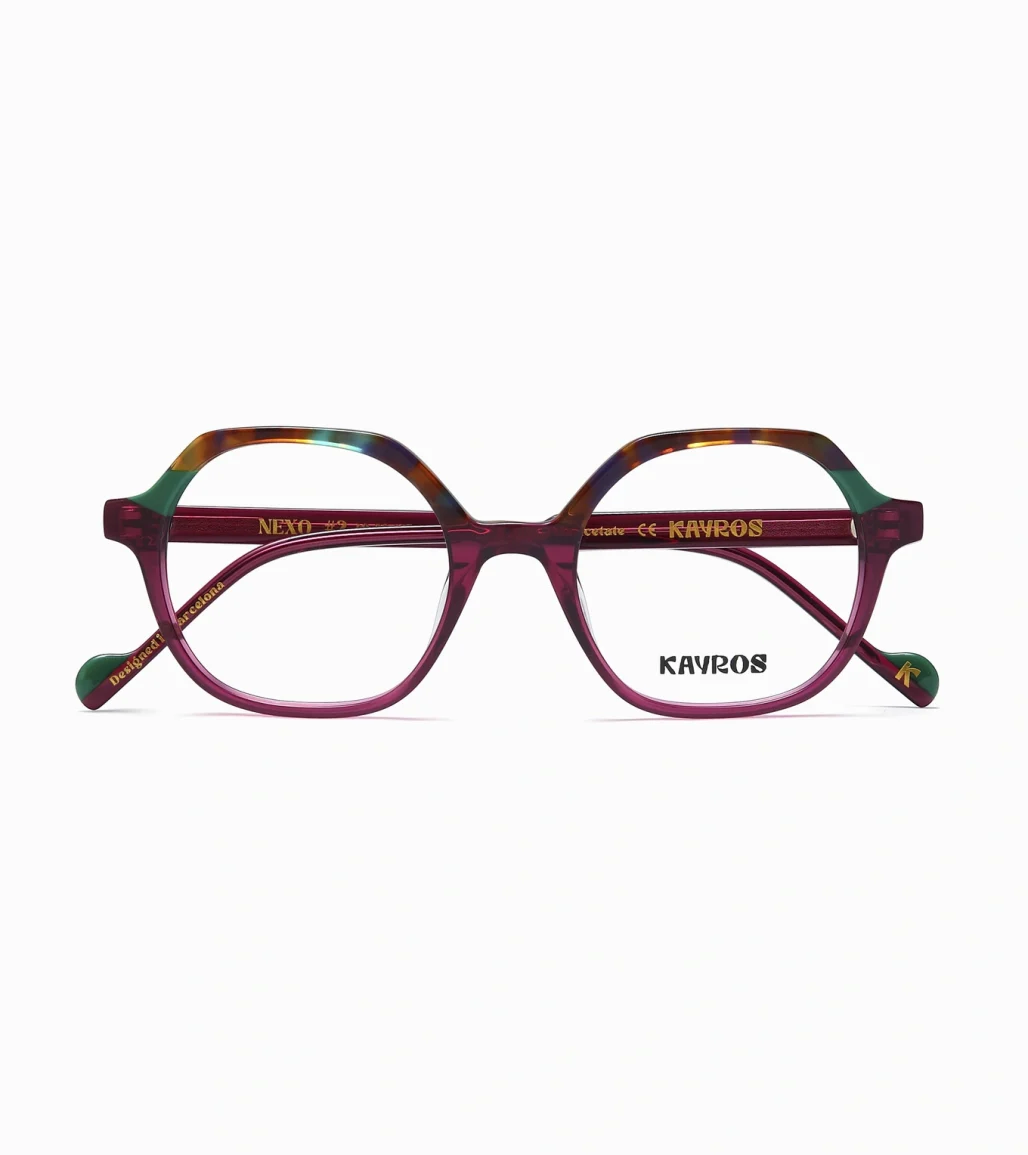 Gafas graduadas Kayros NEXO Purple en vista lateral