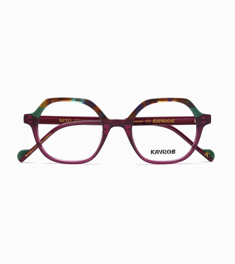 Gafas graduadas Kayros NEXO Purple en vista lateral