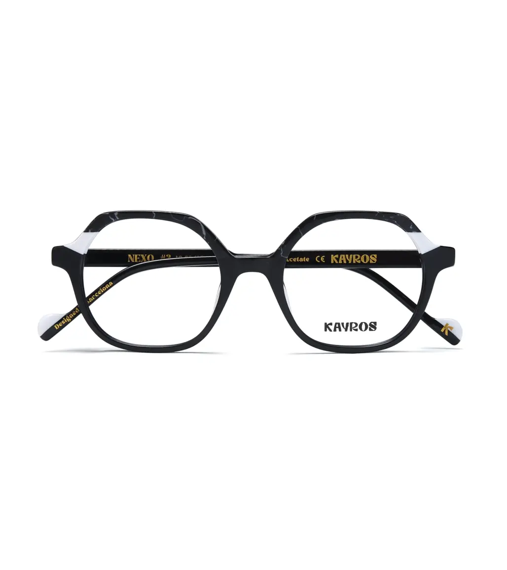 Gafas graduadas Kayros Nexo Black, vista frontal