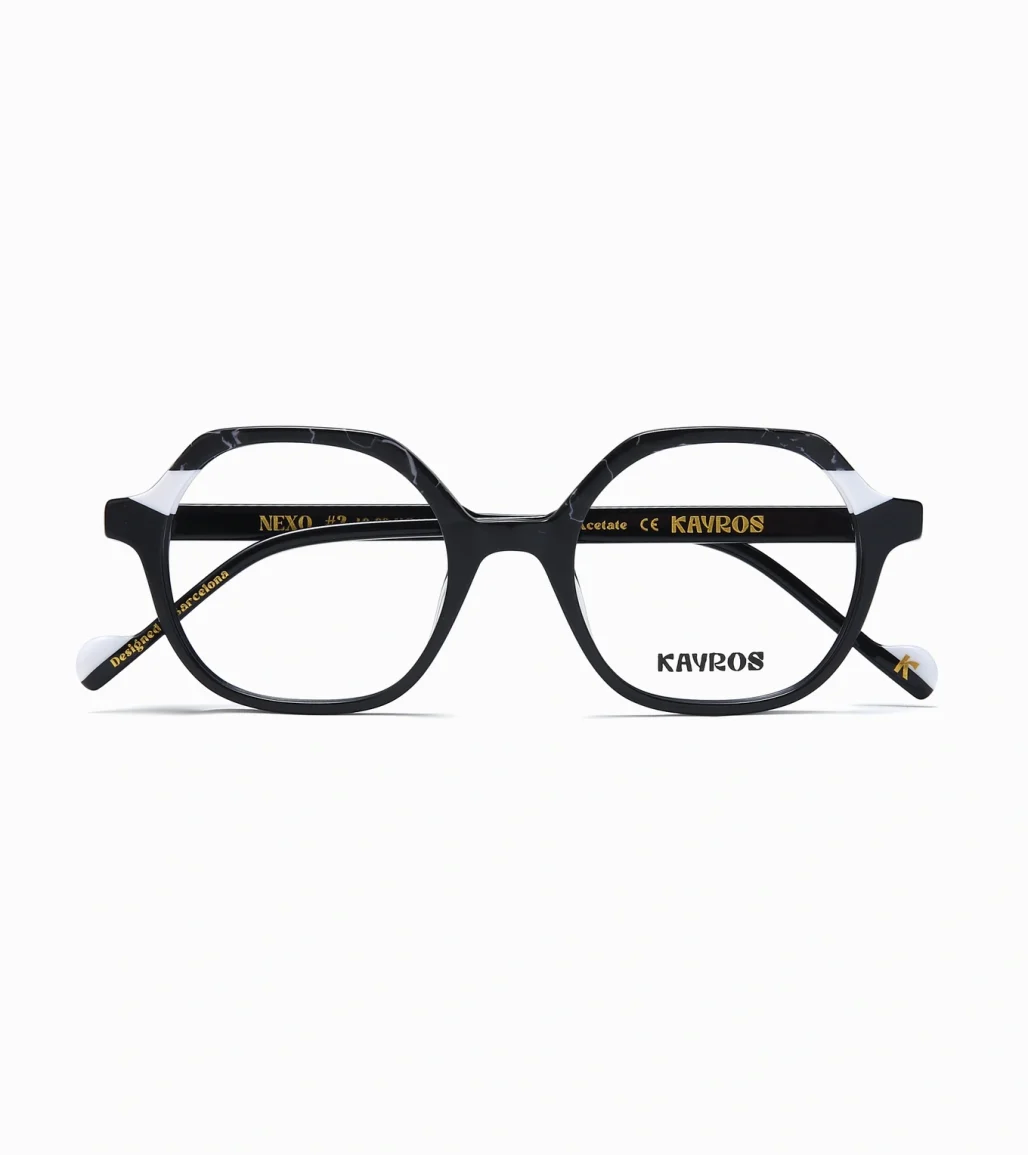 Gafas graduadas Kayros NEXO Black en vista lateral