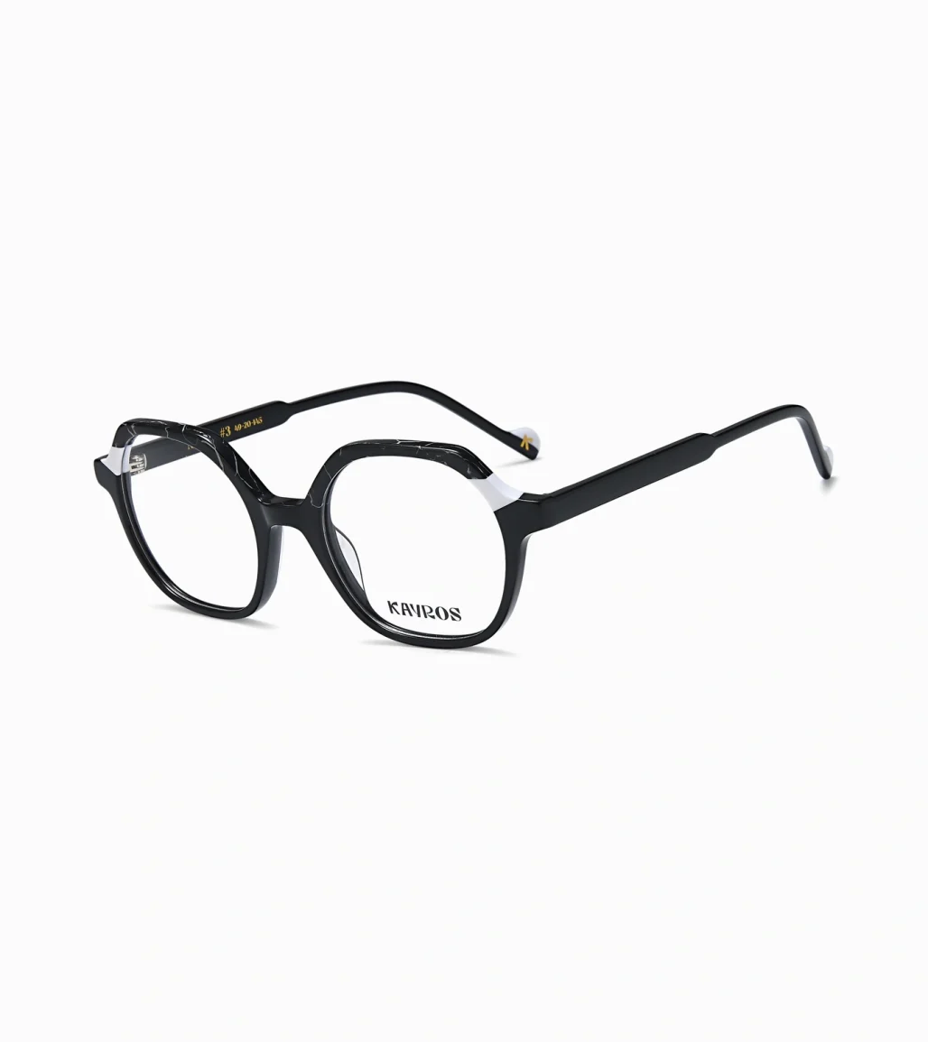 Gafas graduadas Kayros NEXO Black en vista frontal
