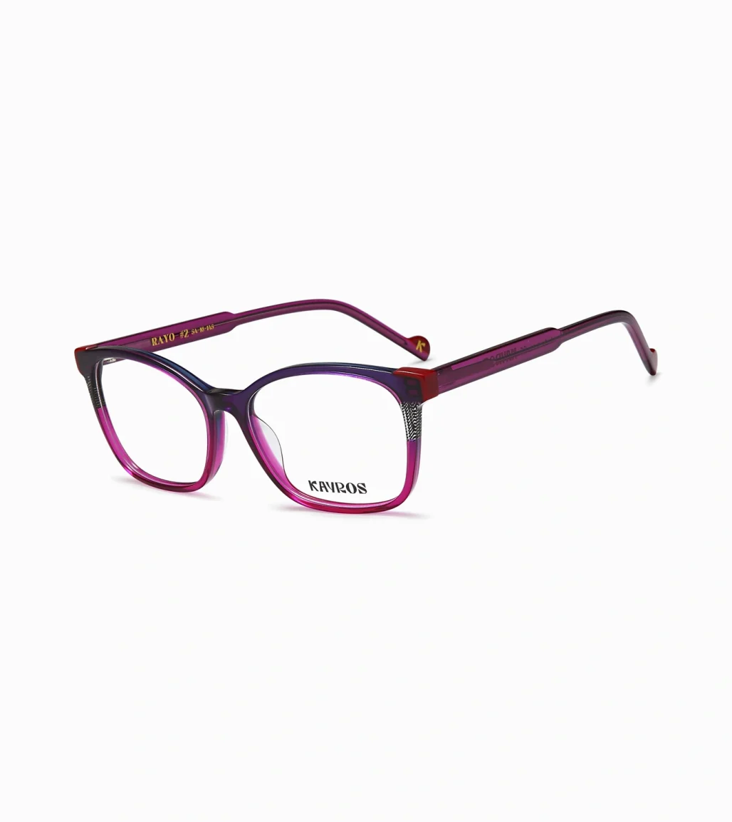 Gafas graduadas Kayros RAYO Violet en vista frontal