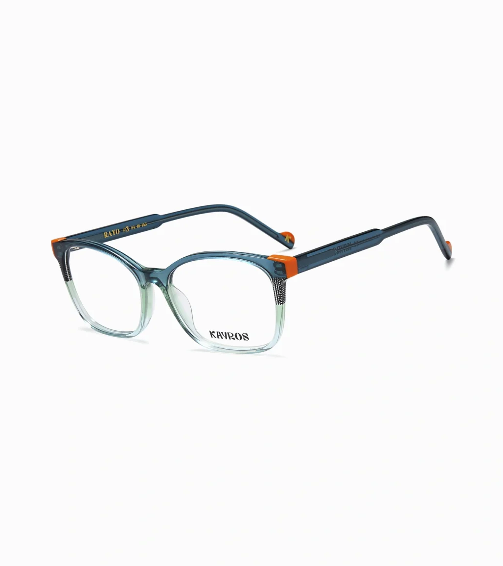 Gafas graduadas Kayros RAYO Blue en vista frontal