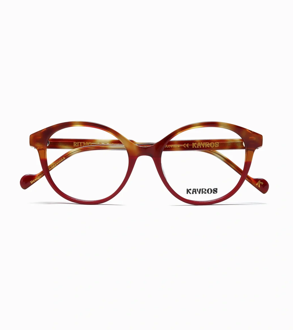 Gafas graduadas Kayros RITMO Tortoise en vista lateral