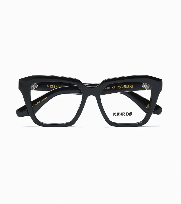 Gafas graduadas Kayros VEMA Black en vista lateral