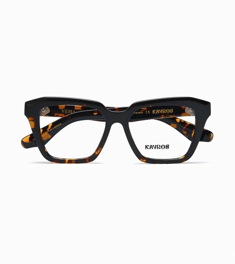 Gafas graduadas Kayros VEMA Tortoise en vista lateral