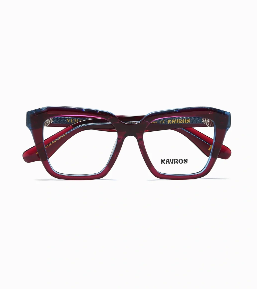 Gafas graduadas Kayros VEMA Red en vista lateral
