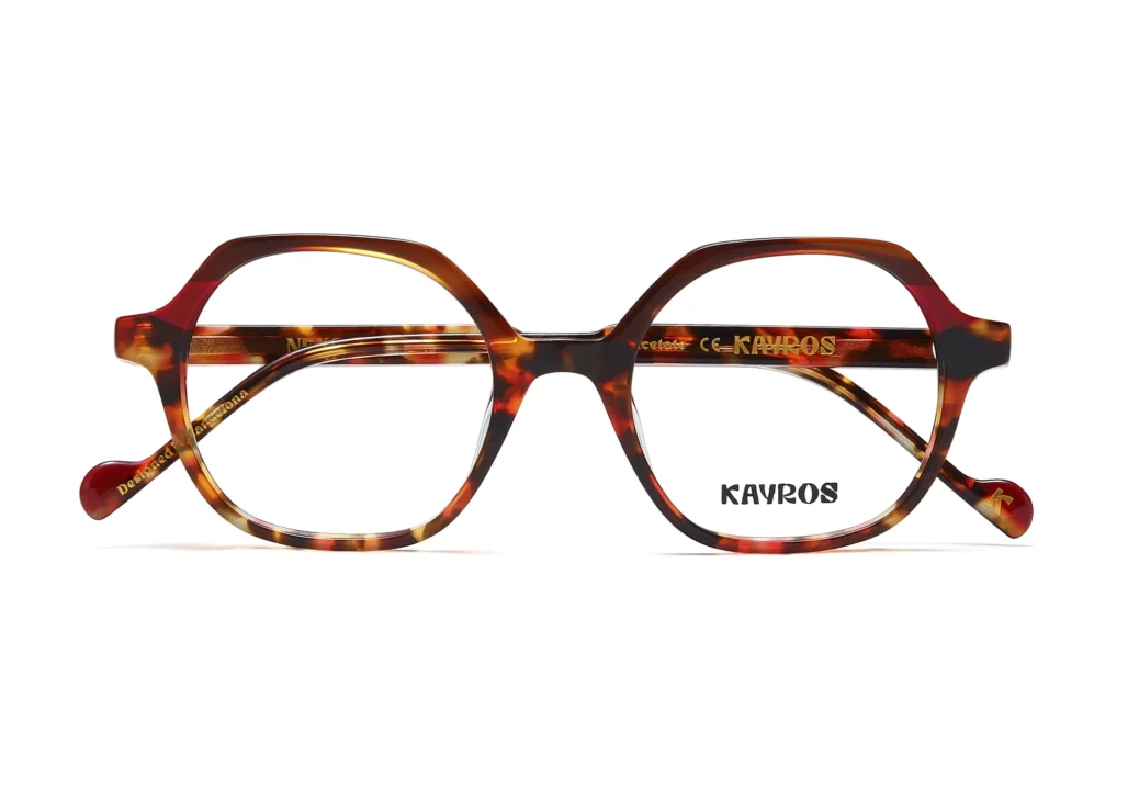 Gafas graduadas Kayros NEXO Tortoise en vista lateral