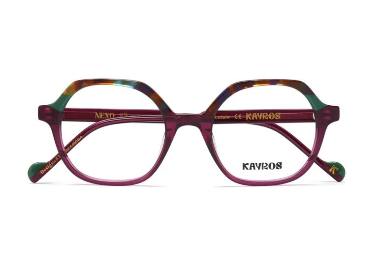 Gafas graduadas Kayros NEXO Purple en vista lateral