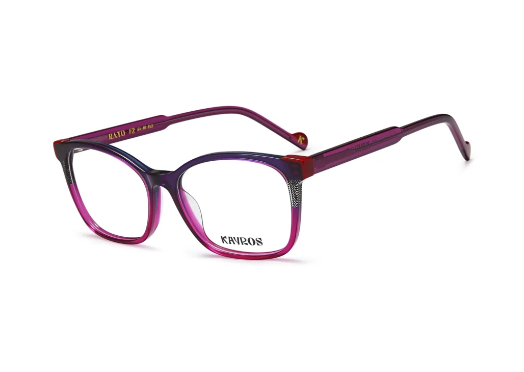 Gafas graduadas Kayros RAYO Violet en vista frontal