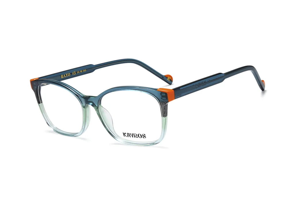 Gafas graduadas Kayros RAYO Blue en vista frontal