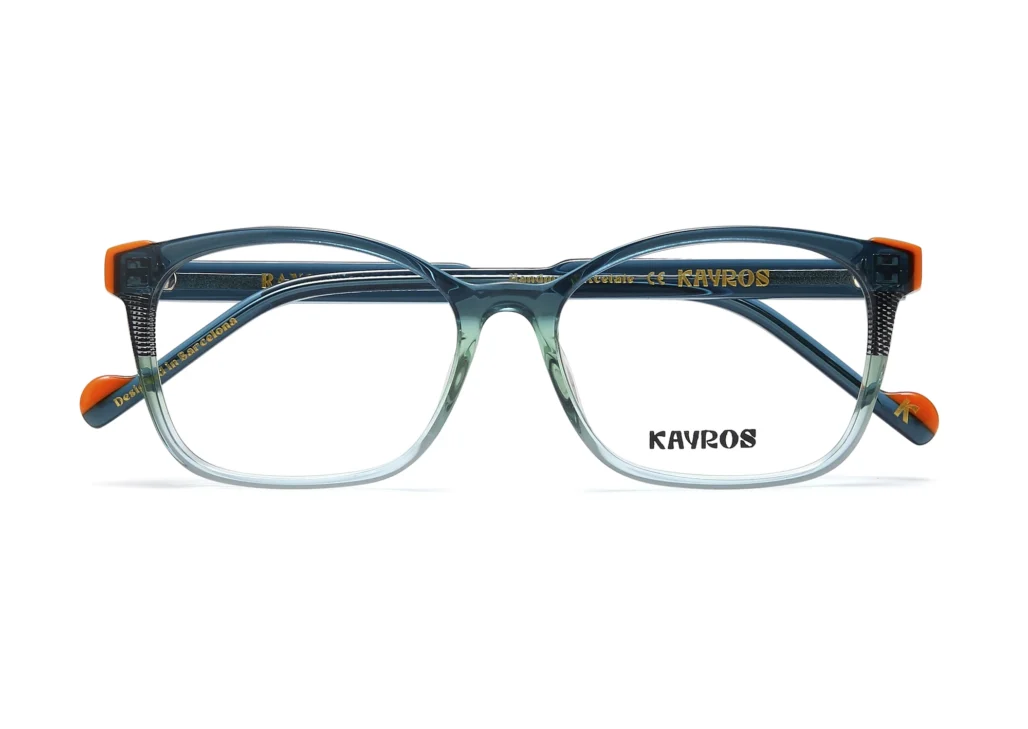 Gafas graduadas Kayros RAYO Blue en vista lateral