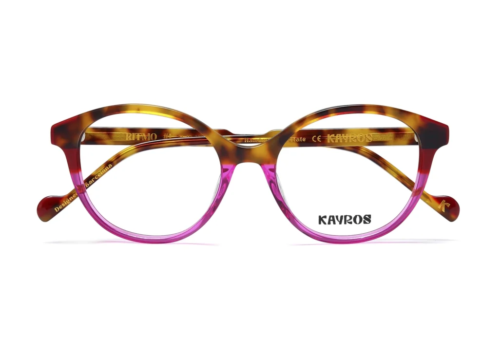 Gafas graduadas Kayros RITMO Pink en vista lateral