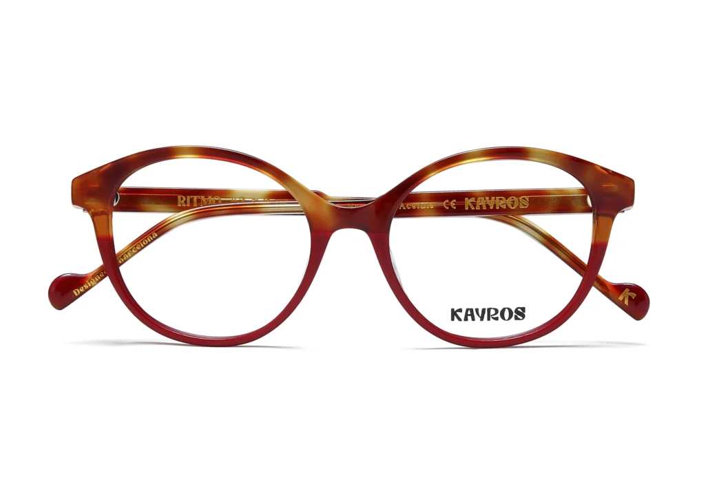 Gafas graduadas Kayros RITMO Tortoise en vista lateral