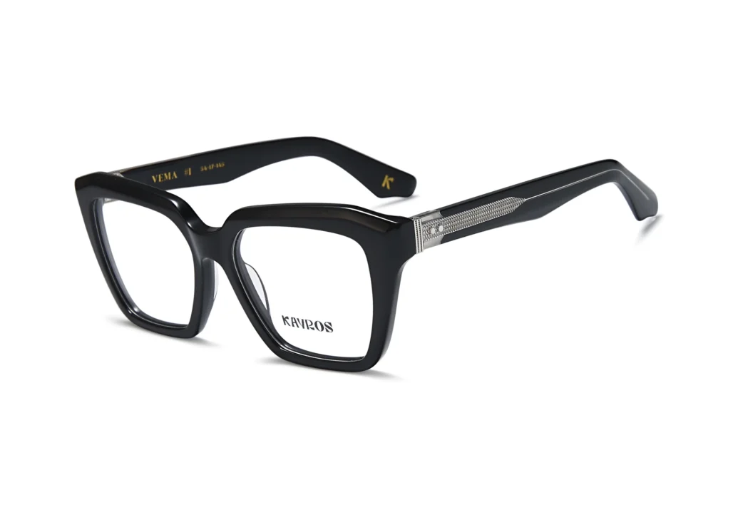 Gafas graduadas Kayros VEMA Black en vista frontal