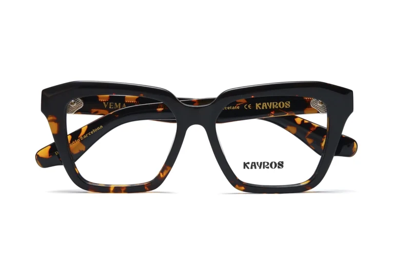 Gafas graduadas Kayros VEMA Tortoise en vista lateral