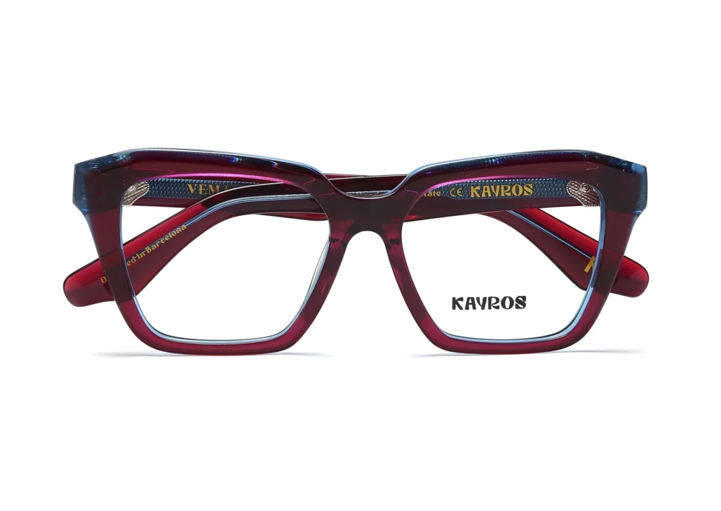 Gafas graduadas Kayros VEMA Red en vista lateral