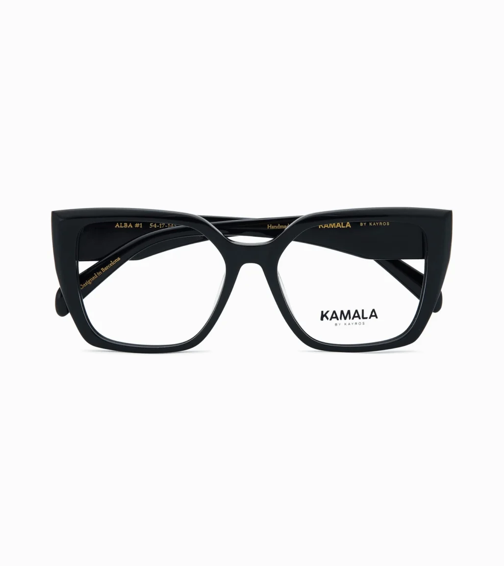 Gafas Kamala ALBA BLACK en vista frontal