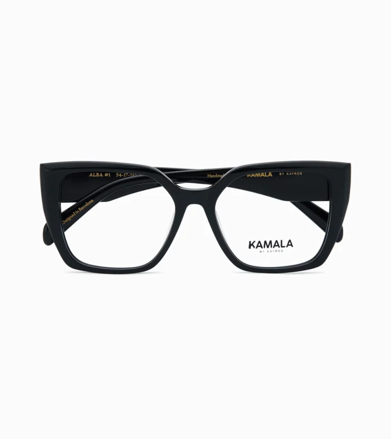 Gafas Kamala ALBA BLACK en vista frontal