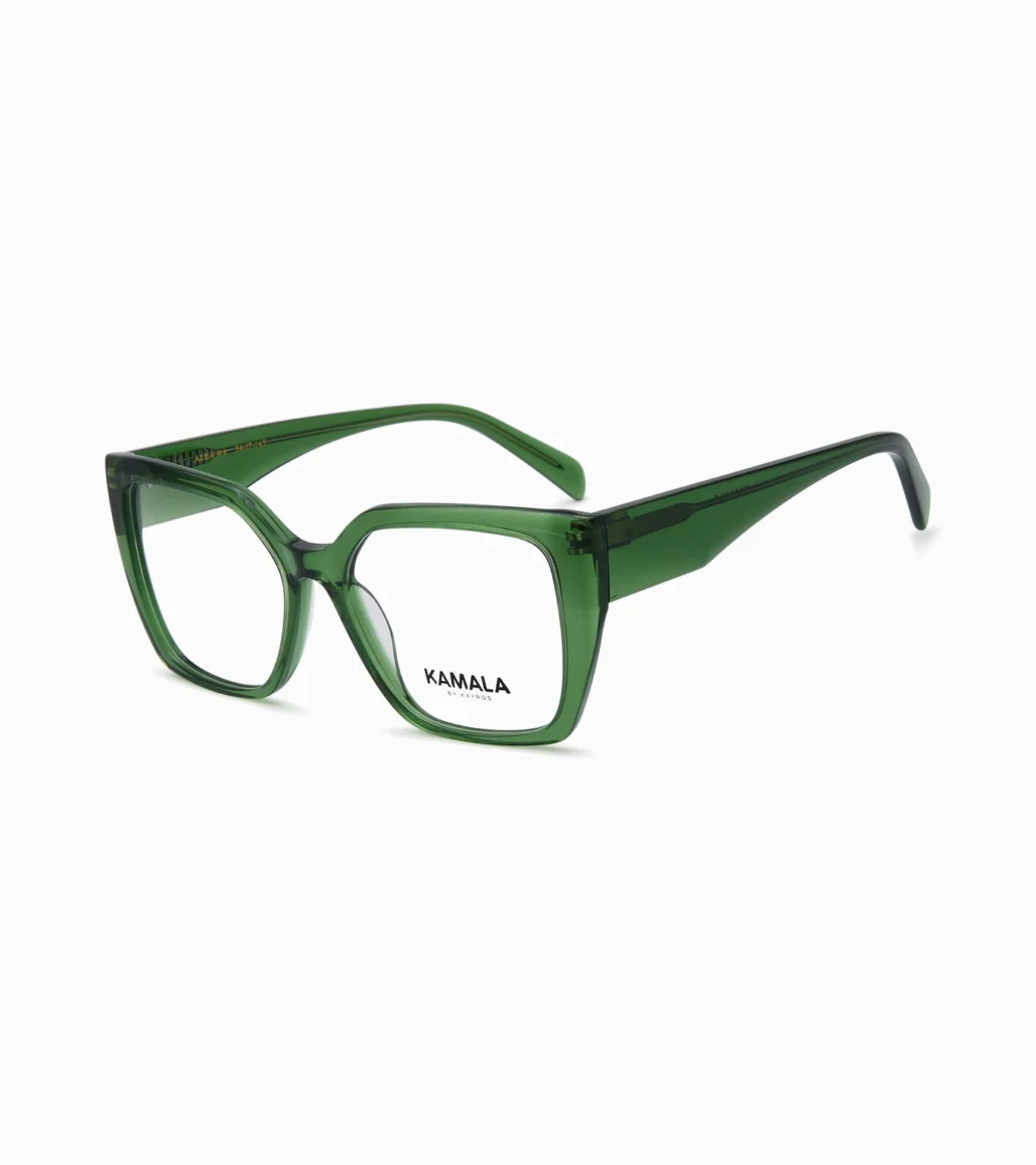 Gafas Kamala ALBA GREEN en vista perspectiva