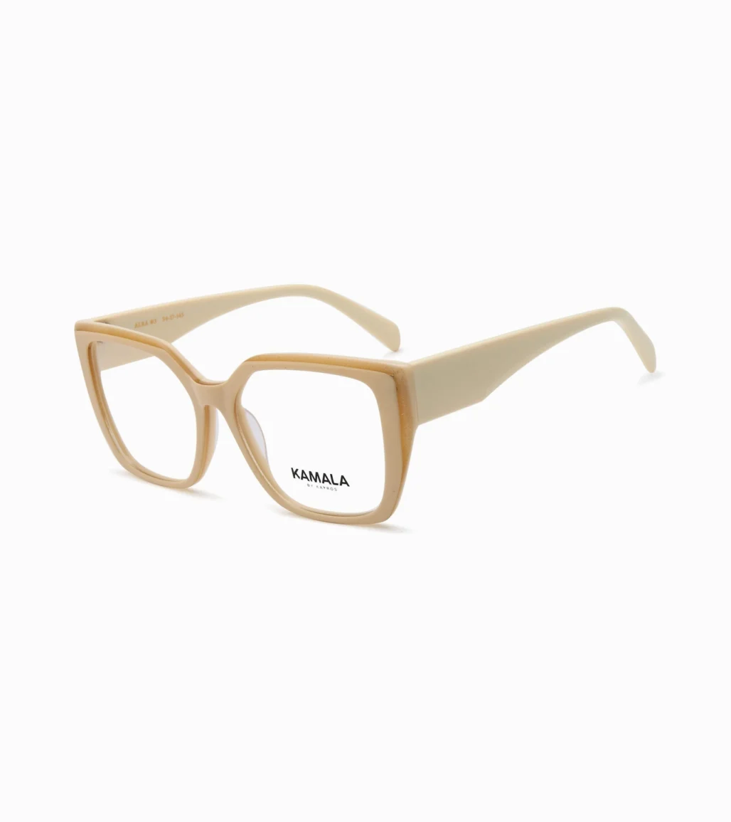 Gafas Kamala ALBA WHITE en vista perspectiva