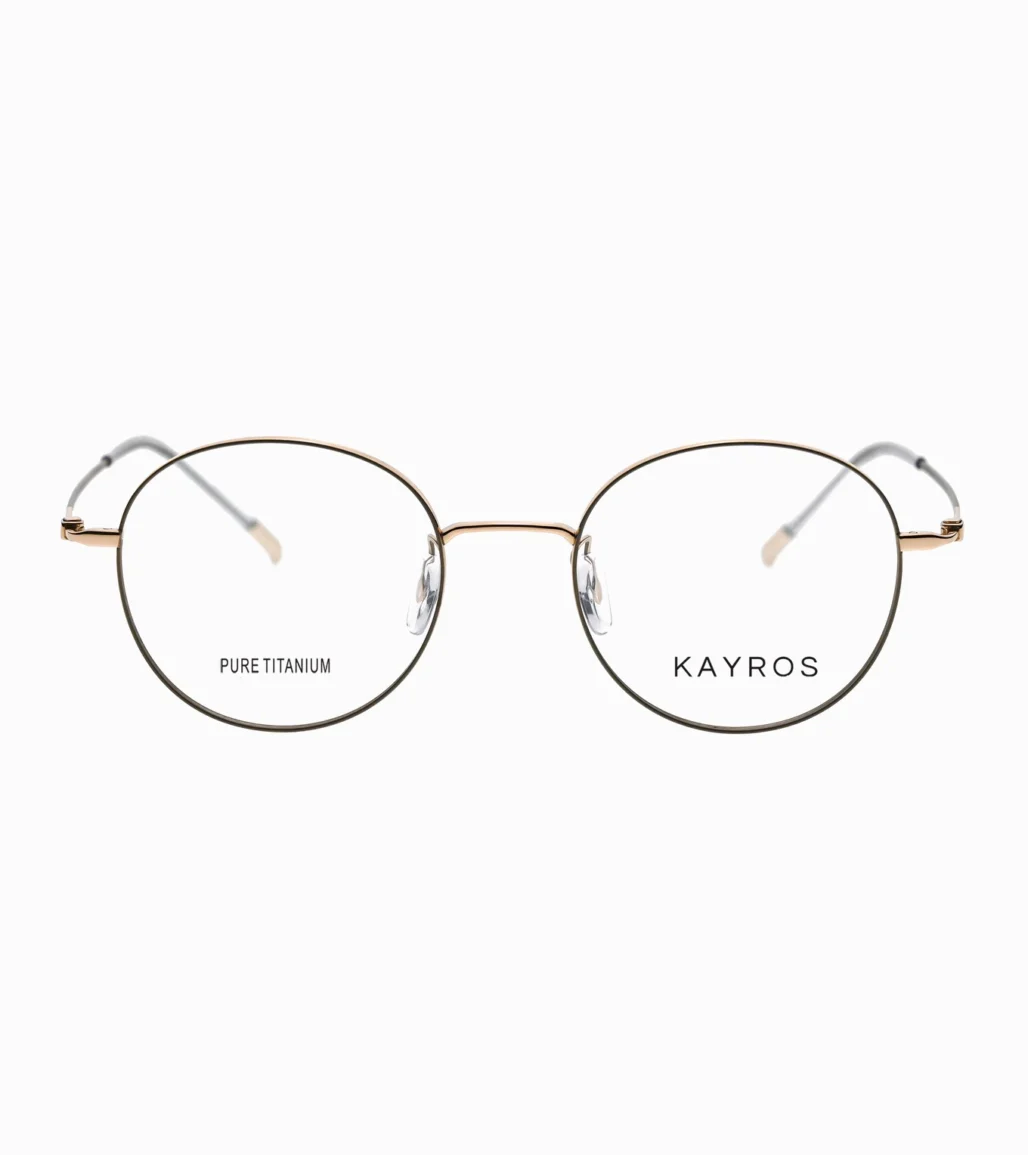 Gafas Kamala ARON GOLD PINK en vista frontal