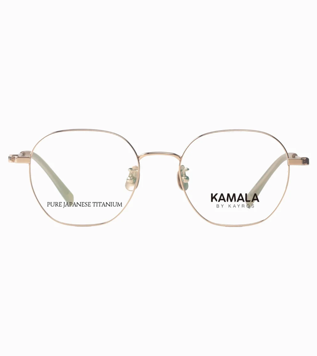 Gafas Kamala ASTRID GOLD en vista frontal