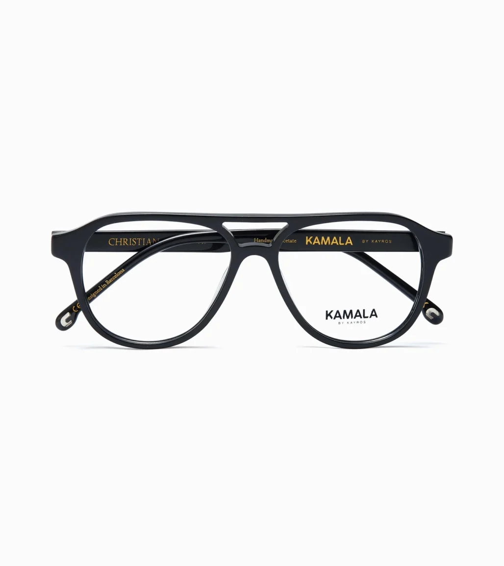 Gafas Kamala CHRISTIAN BLACK en vista frontal