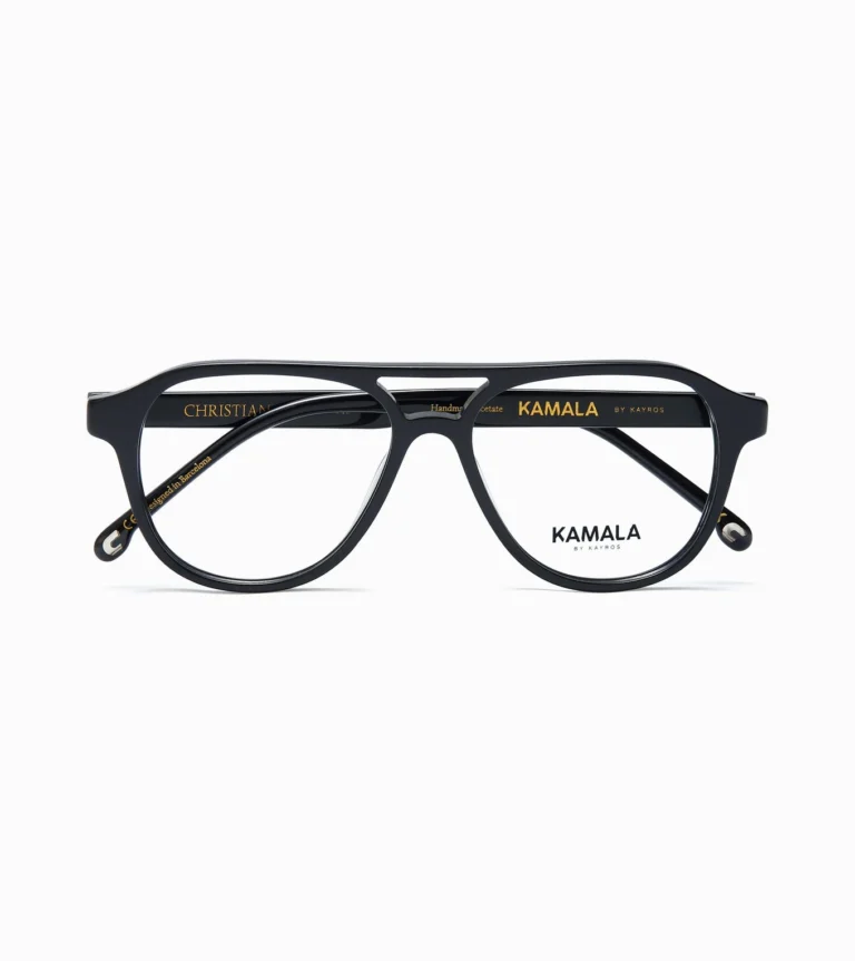 Gafas Kamala CHRISTIAN BLACK en vista frontal