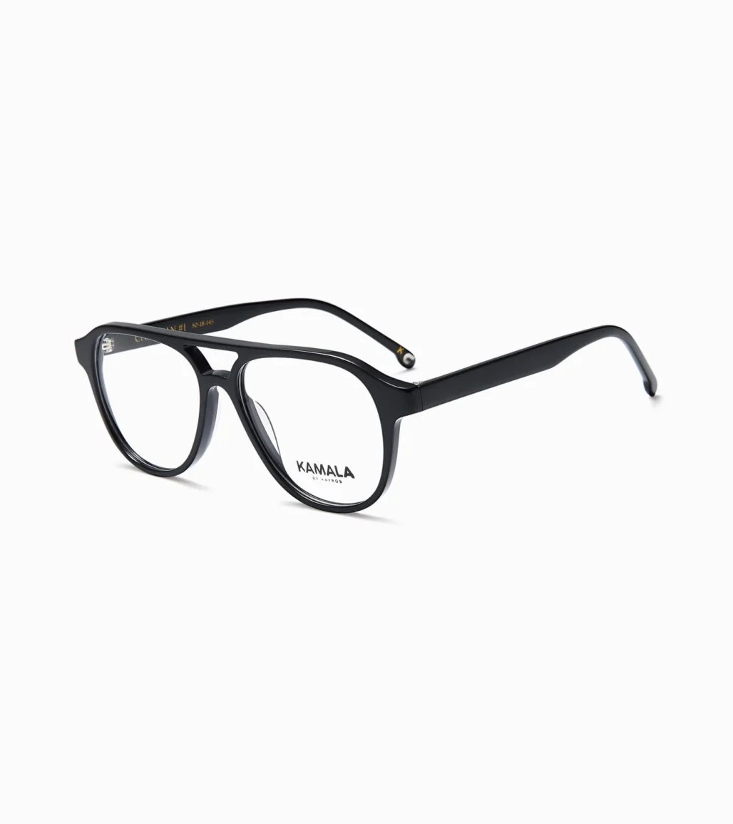 Gafas Kamala CHRISTIAN BLACK en vista perspectiva