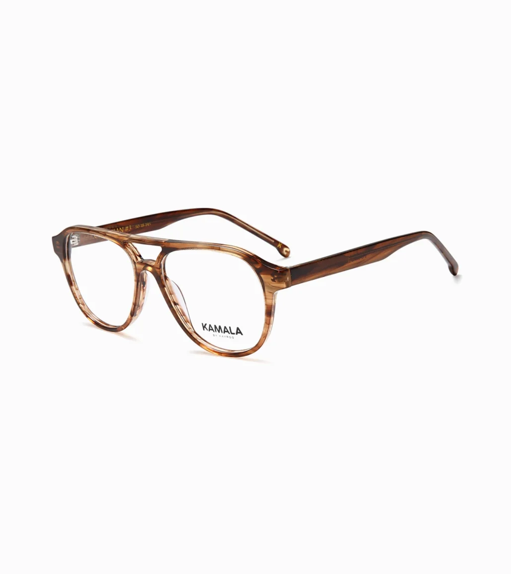 Gafas Kamala CHRISTIAN BROWN en vista perspectiva