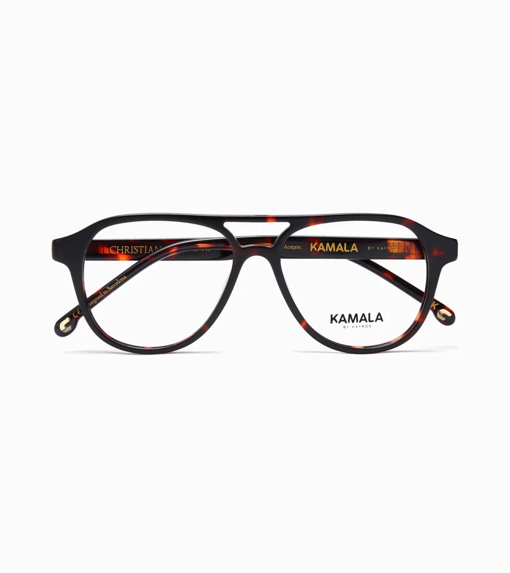 Gafas Kamala CHRISTIAN TORTOISE en vista frontal