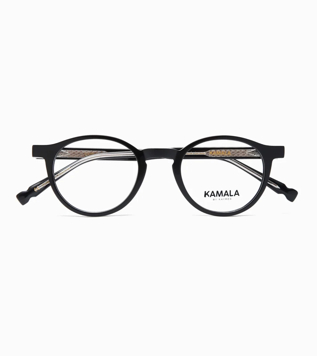 Gafas Kamala CORAL BLACK en vista frontal