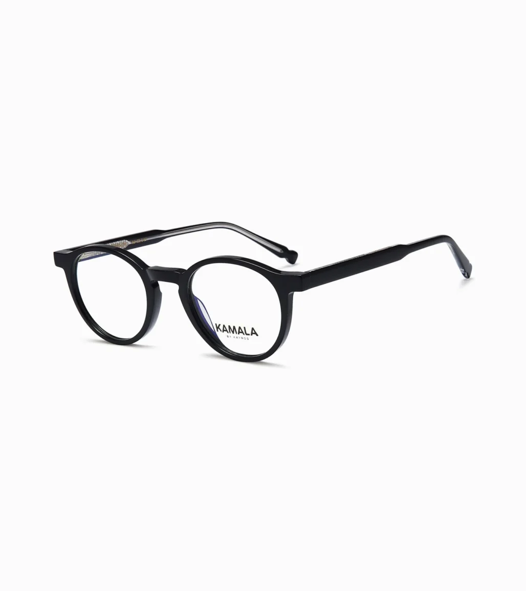 Gafas Kamala CORAL BLACK en vista perspectiva