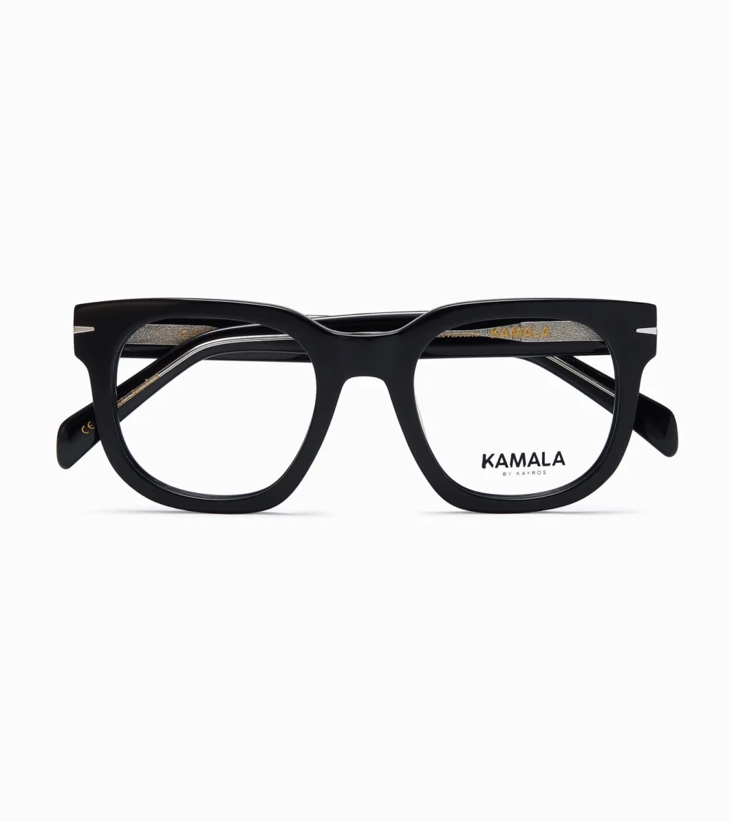 Gafas Kamala GARNET BLACK en vista frontal